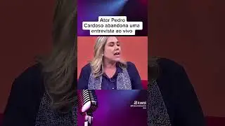 Pedro Cardoso abandona programa ao vivo