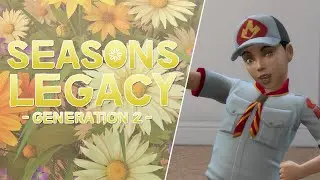 Scout Badge Panic to Llamacron Scout! | Seasons Legacy (The Sims 4: Seasons) [2.1]