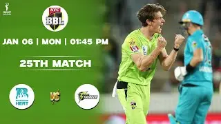 BBL 2024-25: Brisbane Heat vs Sydney Thunder 25th Match PREDICTION | BH vs ST Playing 11, BBL