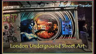 STREET ART: Leake Street London -The Graffiti Tunnel #bluemoosetraveler #streetart #graffiti #london