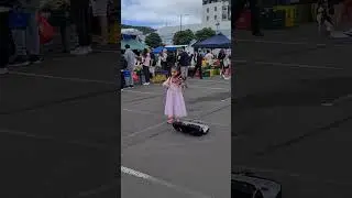Kids Perfromance at Sunday Market Harbourside Market #wellington