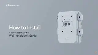 How to Install Cabinet SBP-050NBW Wall Installation Guide |  Hanwha Vision America