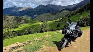 HONDA CB 500X, Pyrenees to Picos de Europa, Day 6, Llavorsi - Andorra - Smugglers route(TET) DRONE.