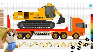 Labo Construction Truck | Heavy Delivery Construntion Vehicle