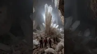 Пещера, заполненная кристаллами выше человеческого роста