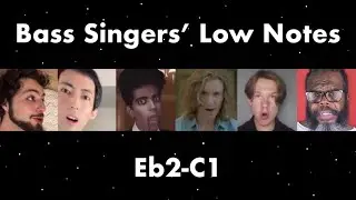 Bass Singers&rsquo; Low Notes Compilation [Eb2-C1]