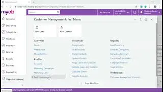MYOB Advanced Training - CRM - Managing Opportunities