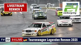 🇩🇪 RE-LIVE Tourenwagen Legenden Rennen 3 - ADAC RAVENOL 24H Nürburgring Samstag 2025