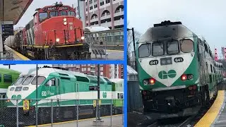 Railfanning GO Transit and CN At Oakville GO | 01/07/2024