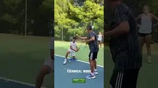 High-Performance Tennis &middot; Technical Work | Kneeling Backhand Drill