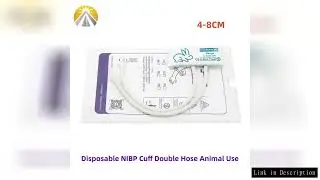 Veterinary Disposable Blood Pressure Cuff NIBP Cuffs Double Tube Two Hose For Animal NIBP Diagnostic