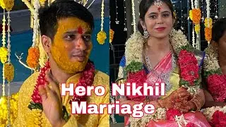 Tollywood Actor Nikhil Marriage Video | News Unbox