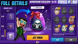 WONDERLAND COLLECTION EVENT FULL DETAILS - GARENA FREEFIRE || HOW TO USE BUNNY TOKENS 🤔