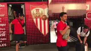 Derbi Betis-Sevilla: Llegada del Sevilla al Benito Villamarín