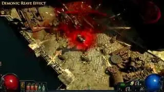 Path of Exile - Demonic Reave Effect