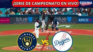 ⚾🔴EN VIVO: MILWAUKEE BREWERS VS LOS ANGELES DODGERS -⚾ SERIE DE CAMPEONATO 2025 - PLAYOFFS 🏆 NLCS