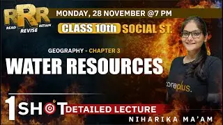 Water Resources One Shot | Class 10 Geography CH - 3 | RRR SERIES