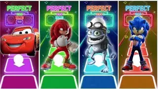McQueen vs Knuckles vs Crazy Frog vs Sonic in Tiles Hop EDM Rush🎶