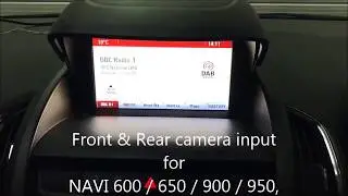 Vauxhall | Opel Camera Interface - Front & Reverse Camera