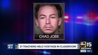 Man runs into Phoenix school, takes room full of teachers hostage