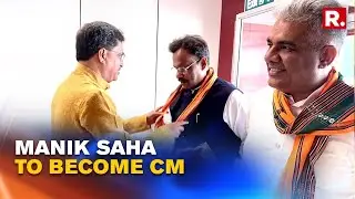 Manik Saha Chosen As New Tripura Chief Minister After Biplab Kumar Deb Resigns
