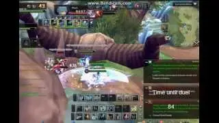 DUELIST/GUARDIAN VS GUARDIAN/BARD(AURA KINGDOM)