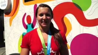 Swimmer Brittany McLean is excited about the Parapan Am games!