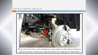 Traxda #604080 Front Level Kit Instructions - 1994 - 2013 Dodge Ram 1500 2500 3500 2WD 4x2