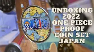 UNBOXING 2022 ONE PIECE PROOF COIN SET JAPAN