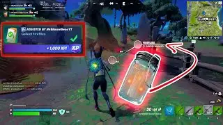 Collect Fireflies Location In Map Fortnite Hamza YT