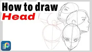 How to draw Anime Head | #howtodrawhead #animetutorials #ibispaintx #tutorial #digitalart  #beginner