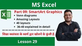 Part 09:Relationship SmartArt Graphics & Venn Diagrams