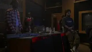 Rare Footage of Lex Luger & J. Cole in the Studio