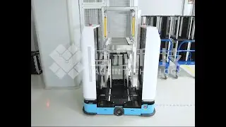 3C Industry Robot Transports PCB Case Automatically in Media Factory