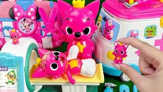 14 Minutes Satisfying Unboxing Juguetes Doctor Pinkfong, Colecci&oacute;n Pinkfong Playset ASMR