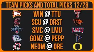 College Basketball Picks & Predictions Today 12/28/25 | NCAAB Picks Today
