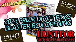 AUTO ALERT! Hunt for Wembanyama! Opening a 2023 Prizm Draft Picks Basketball Blaster! #nba #best
