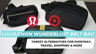 Lululemon Wunderlust vs Target Alternative belt bags! All in Motion vs RFID Hip Sling - Men & Women