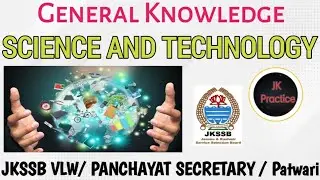 Science and Technology Static Part JKSSB VLW #jkssbvlw