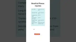 Brachial plexus injuries in 10 seconds #medical #usmle #neetpg #study #medicalshorts #shorts