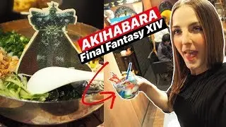 FINAL FANTASY CAFE in AKIHABARA, JAPAN... MY OTAKU MOMENT ❤️