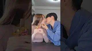 #カップル #キス #強奪