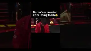 Doran's expression after losing to DK in LCK CUP...