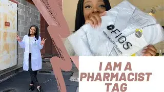 FIGS Lab Coat Unboxing | I Am A Pharmacist Tag