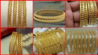 Latest Dailywear Gold Bangles Design2019|New Collection of Daily use Gold Bangles Design|Gold Bangle