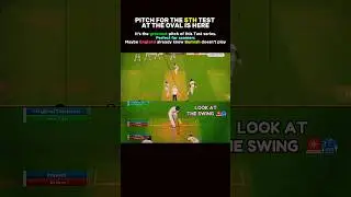 🟩🌳😂 ENGLAND MADE GREEN pitch in Bumrah absence 😂