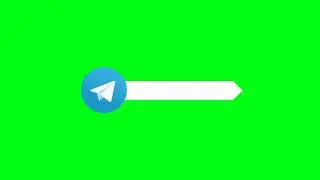 Telegram intro video green screen KV studio