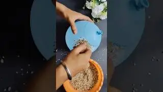 Waste Sand Flower Pot Making At Home/Balloon Craft ✨#youtubeshorts #shorts #diy #flowerpot #trending