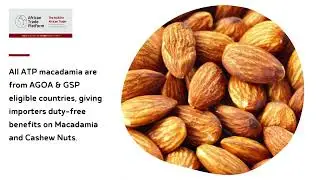 Import nuts into the U.S. from African producers under AGOA and GSP on ATP in partnership with USAID