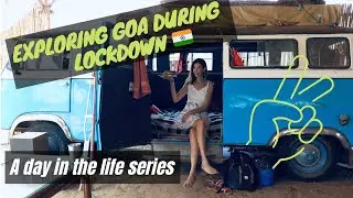 Exploring Goa, INDIA during Lockdown I The Story of the Traveling Blue Bus